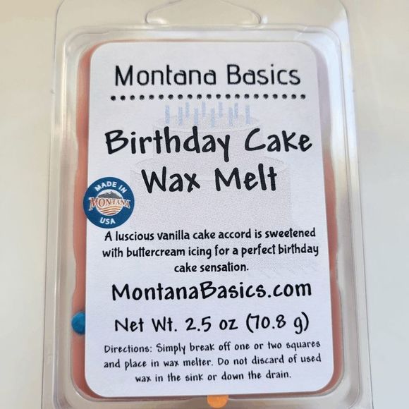 Hand Crafted Other - Birthday Cake - Soy Wax Melt